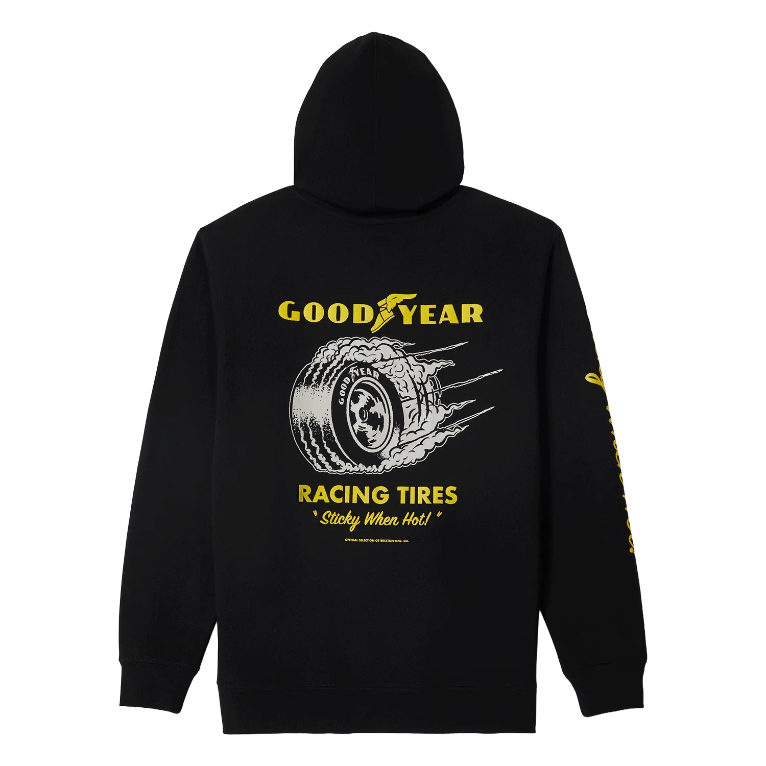 Brixton x Goodyear Men's Cheater Slick Hoody Black
