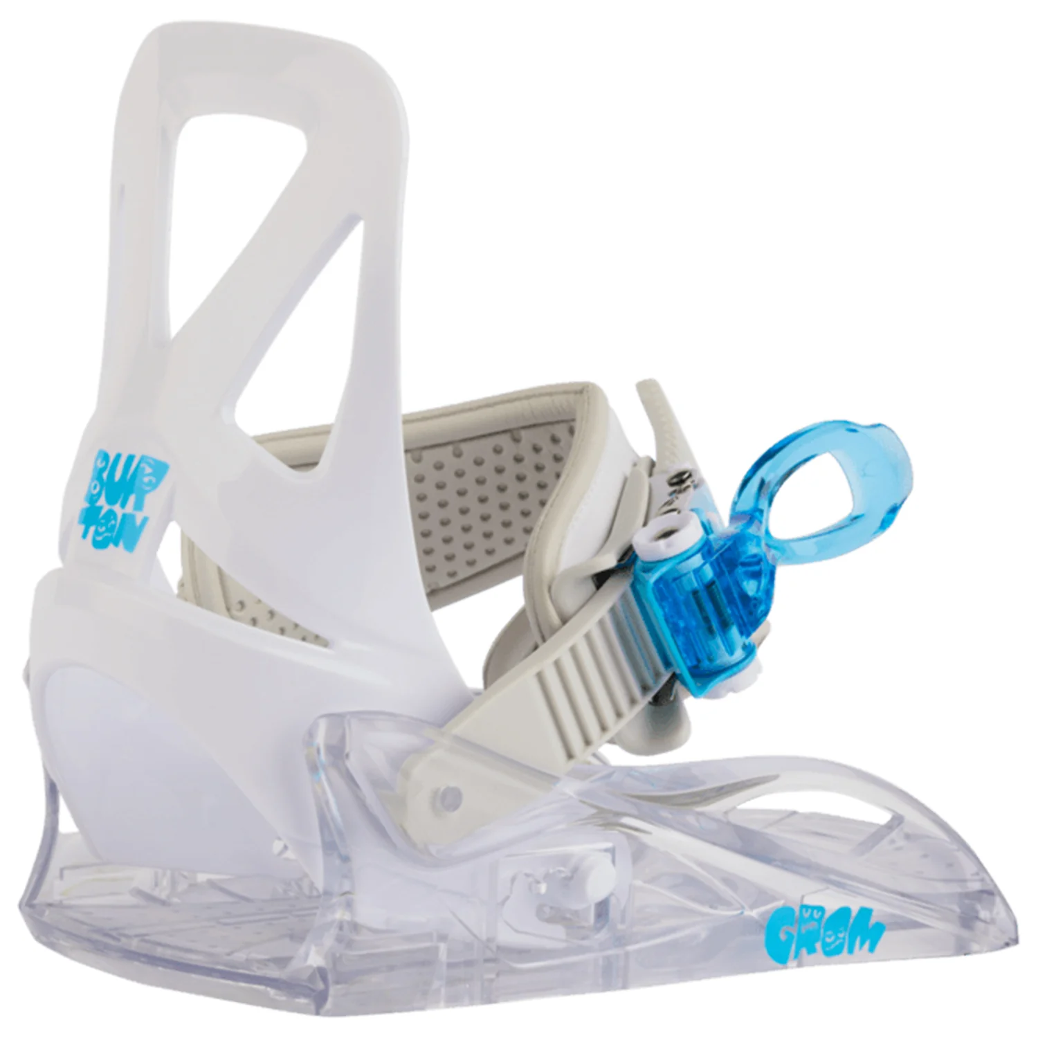 Burton Youth Grom Snowboard Bindings 2024 White