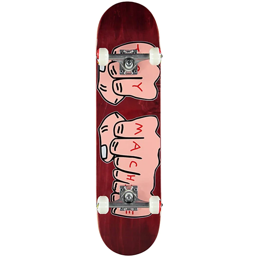 Toy Machine Fists Woodgrain Skate Complete 7.75