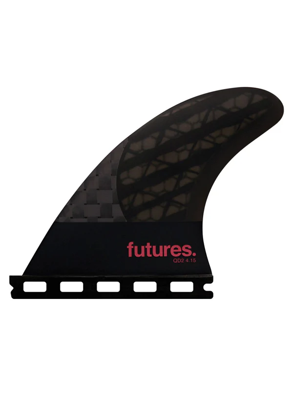 Futures Fins QD2 4.15 Blackstix Quad Rears