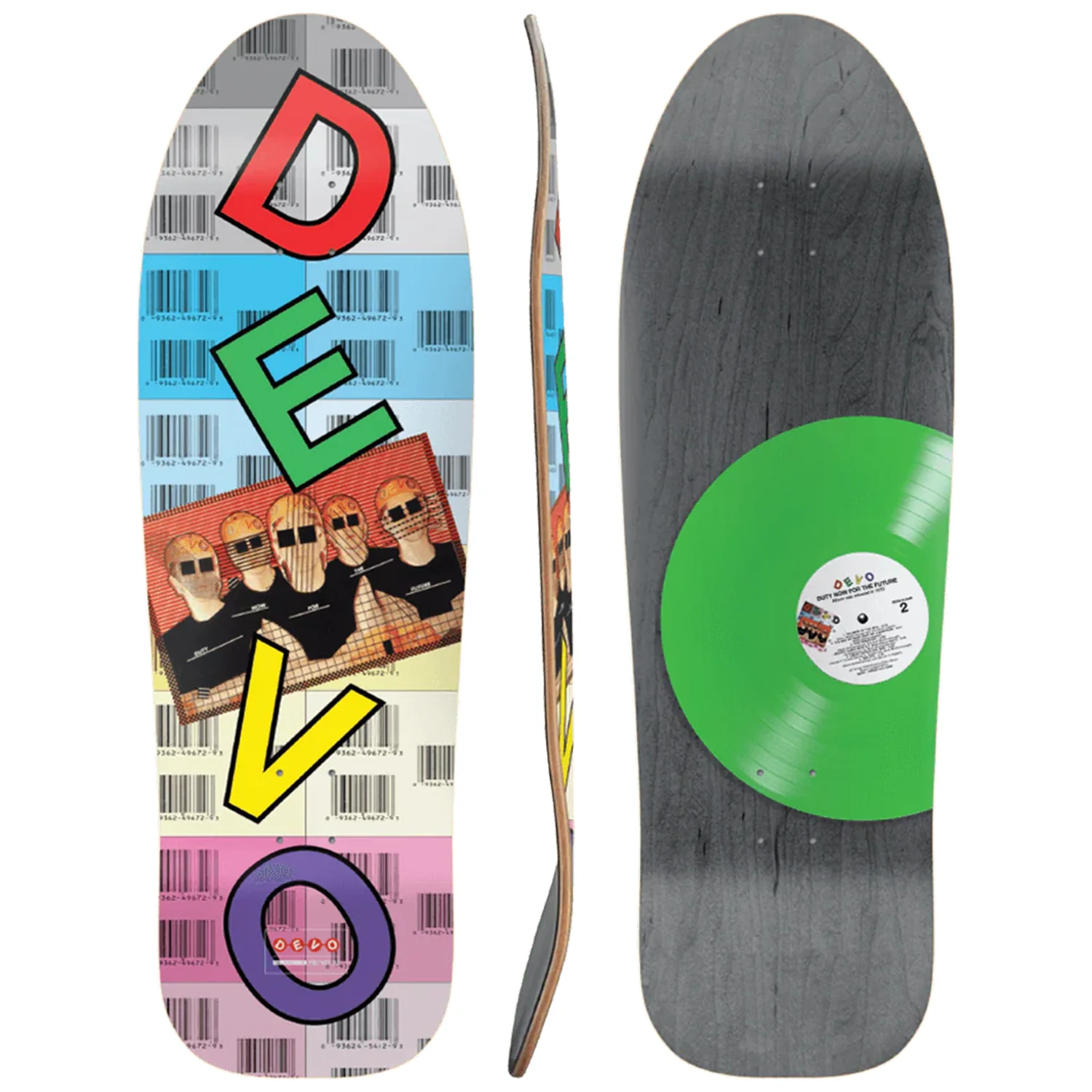 Devo Duty Now For The Future Skate Deck 9.75"