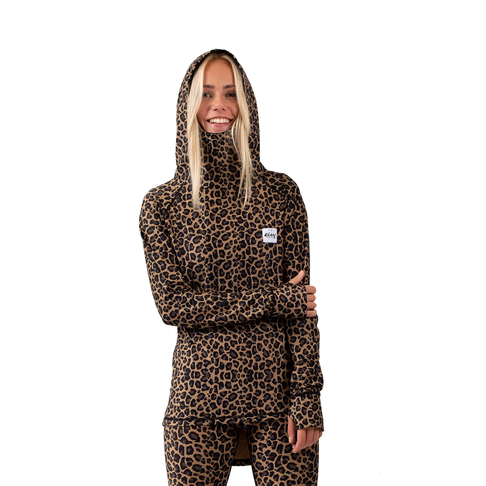 Eivy Women's Icecold Hooded Top 2026 Leopard