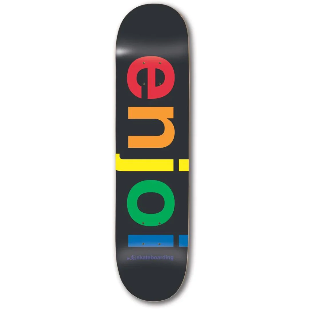 Enjoi Spectrum R7 Skate Deck Black 8.5"