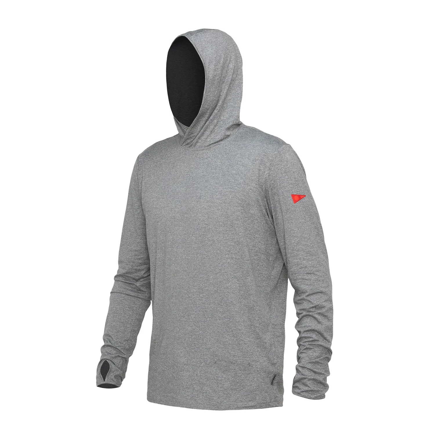 Florence Marine X Men's Adapt L/S Hooded UPF Shirt Light Heather Grey