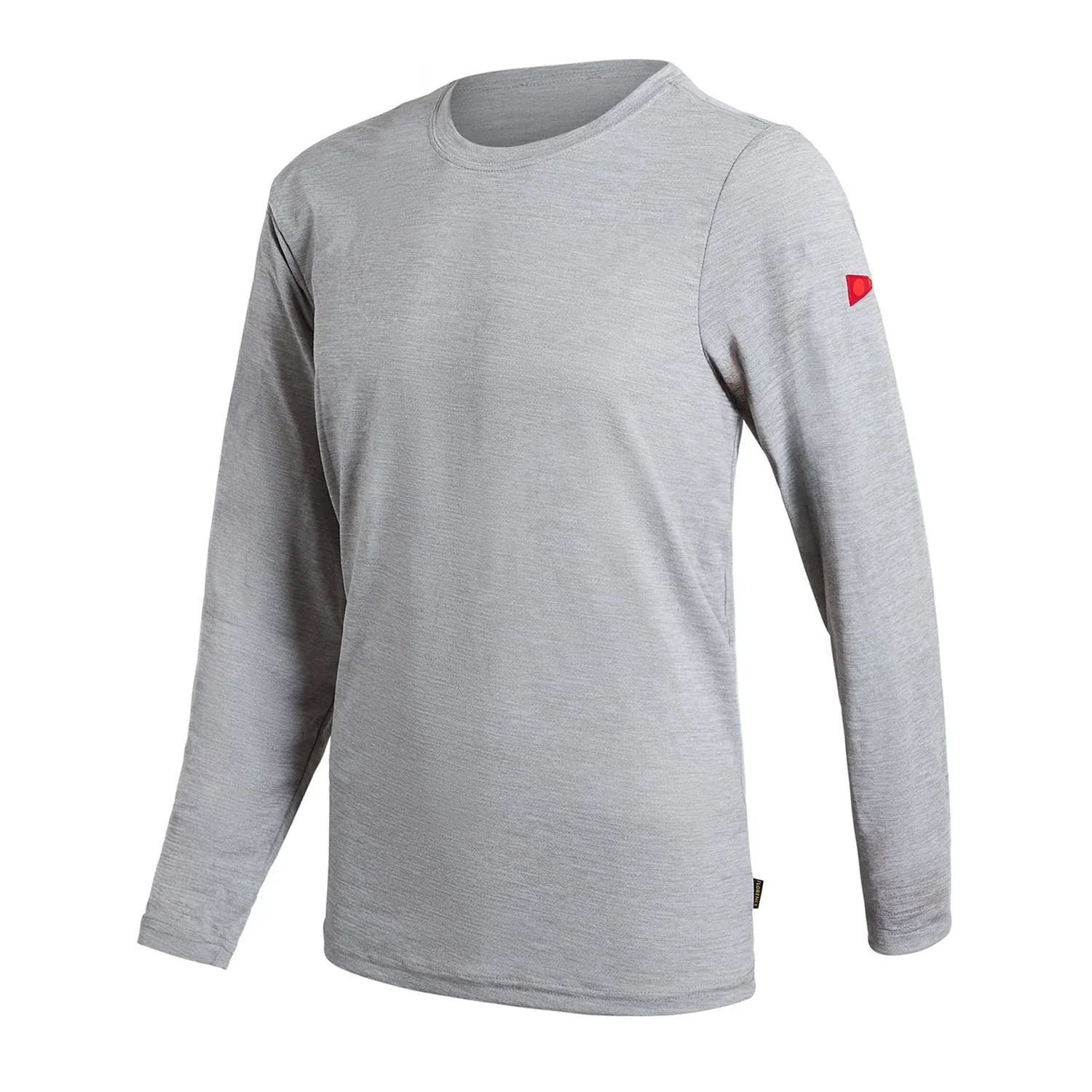 Florence Marine X Men's Airtex L/S Shirt Light Heather Grey