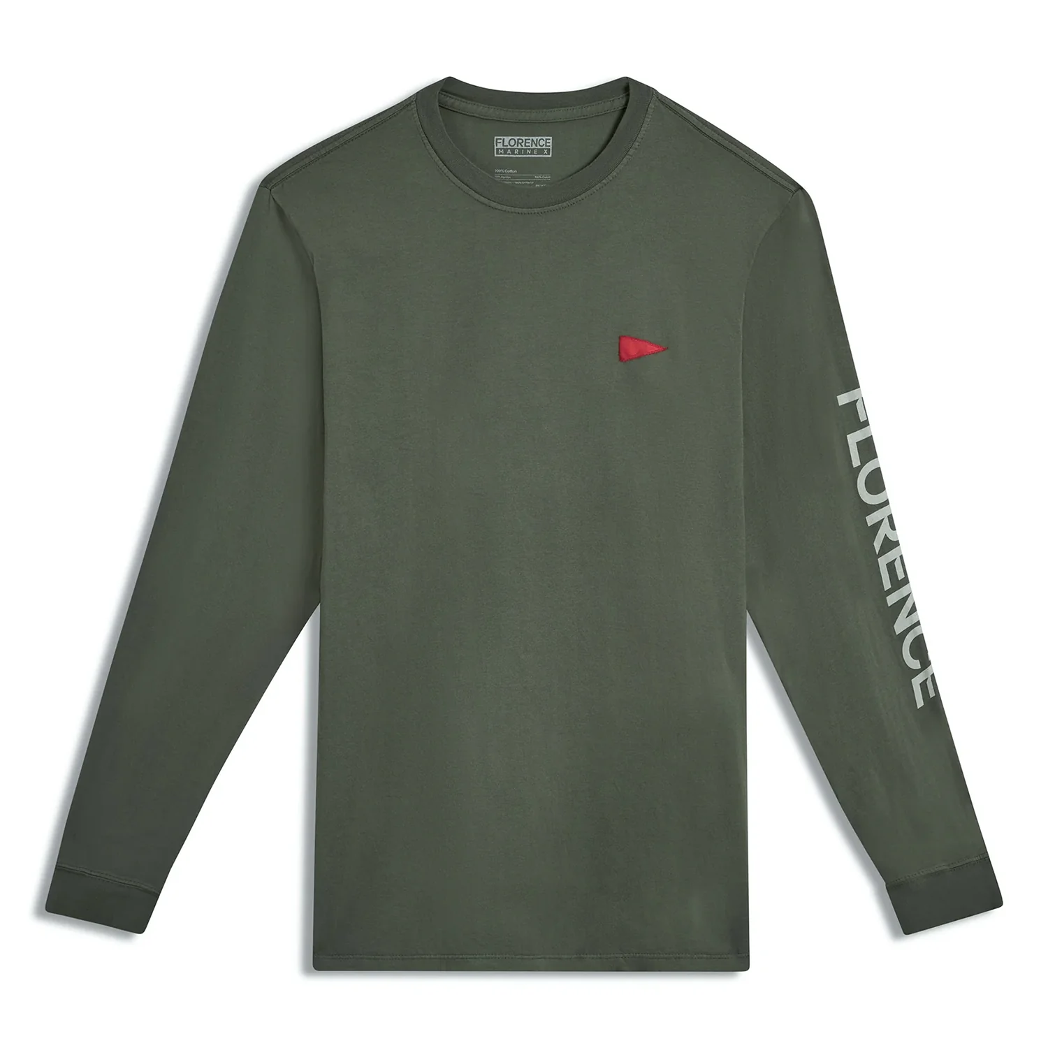 Florence Marine X Men's Burgee L/S Shirt Moss Grey