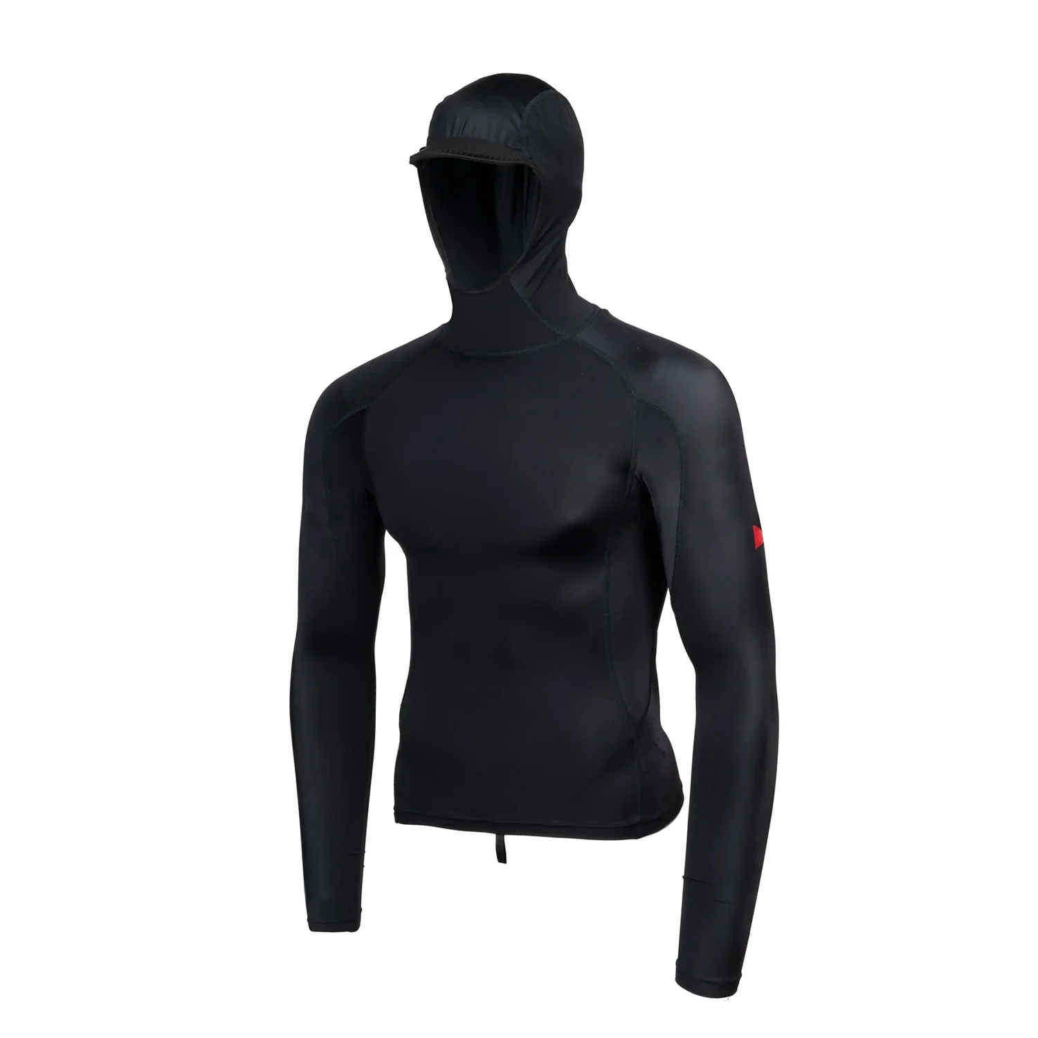 Florence Marine X Men's L/S Hooded Rashguard Black