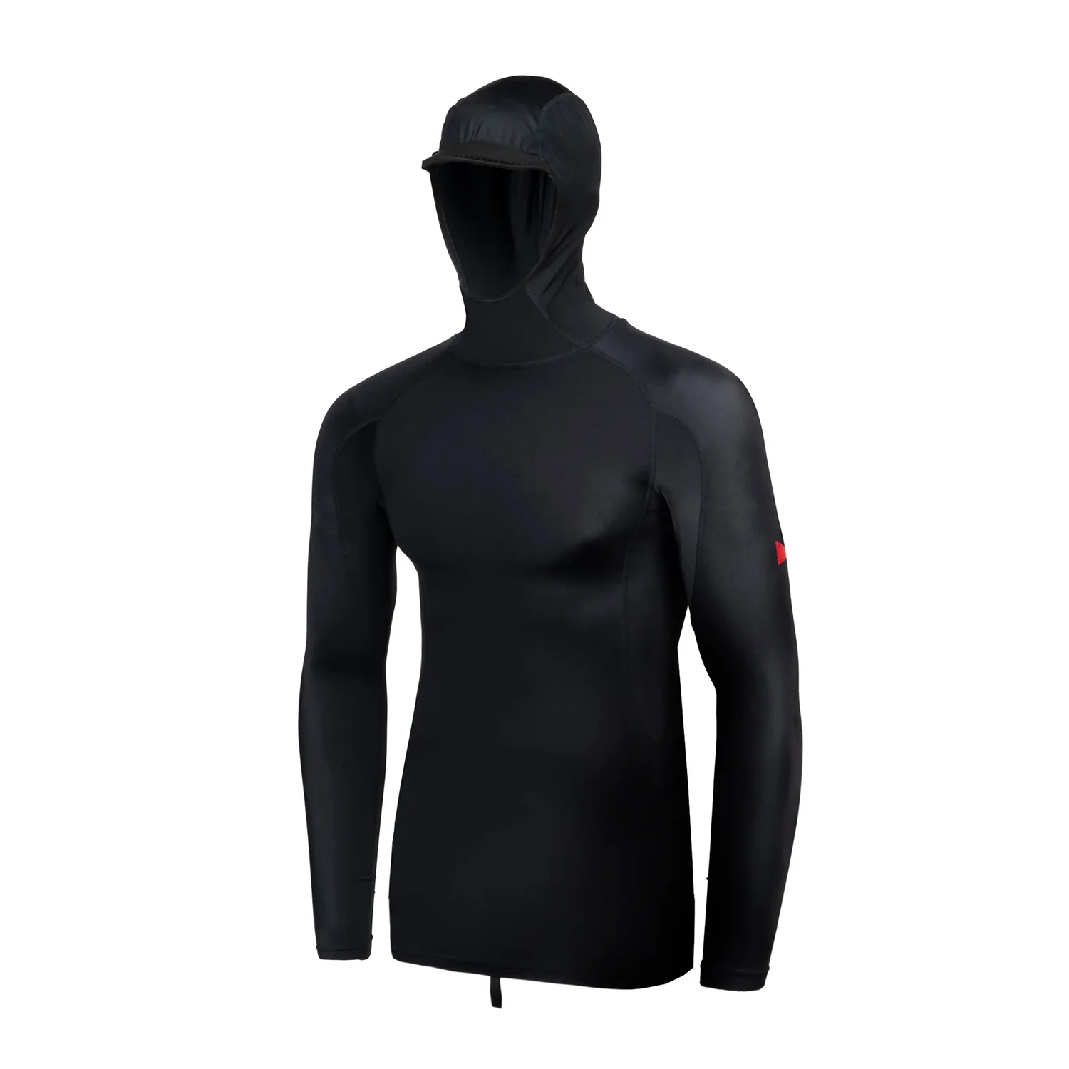 Florence Marine X Men's L/S Hooded Tall Rashguard Black