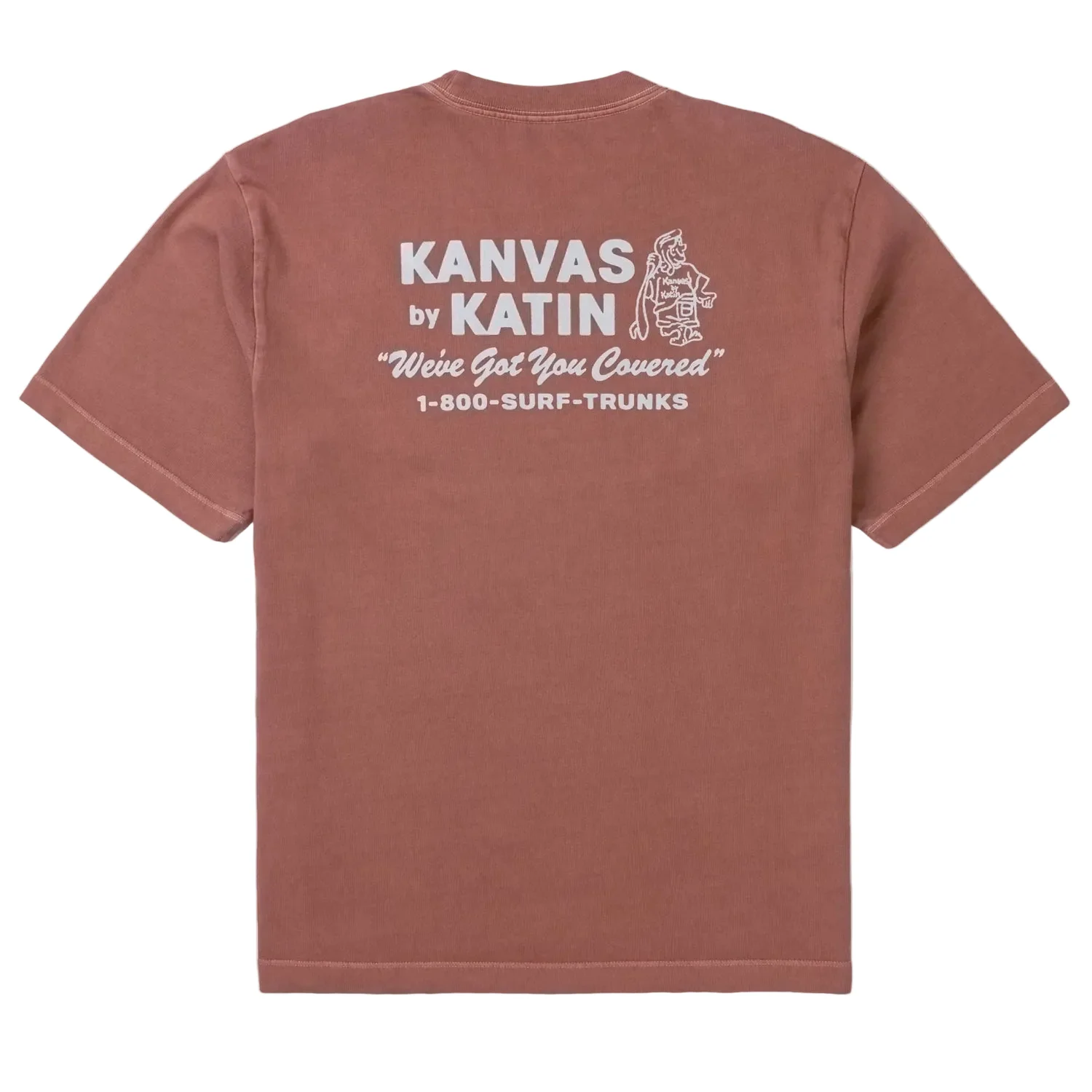 Katin Men's Hot Line Box Fit T-Shirt Red Clay
