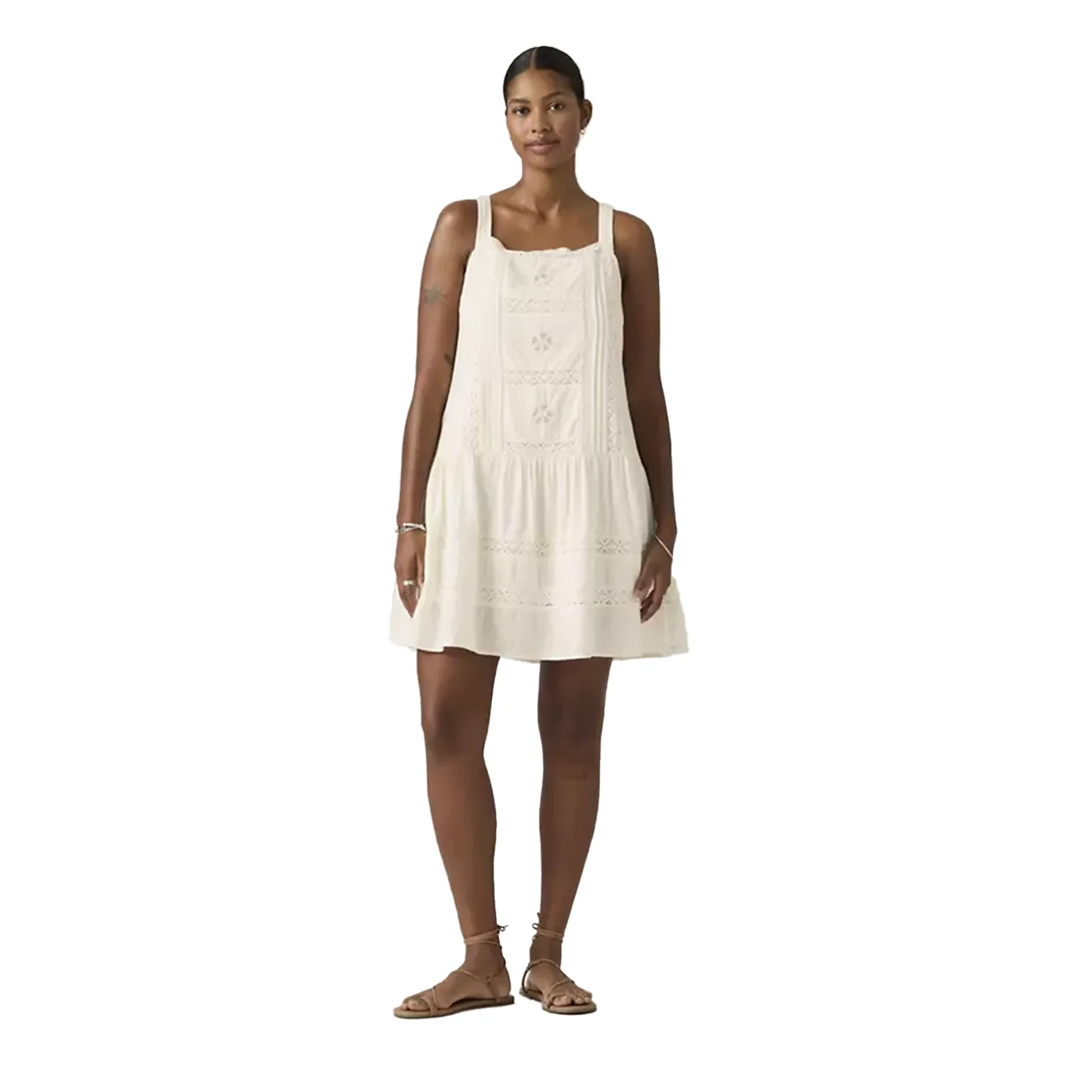 Levis Women's Kate SL Mini Dress Cloud Dancer