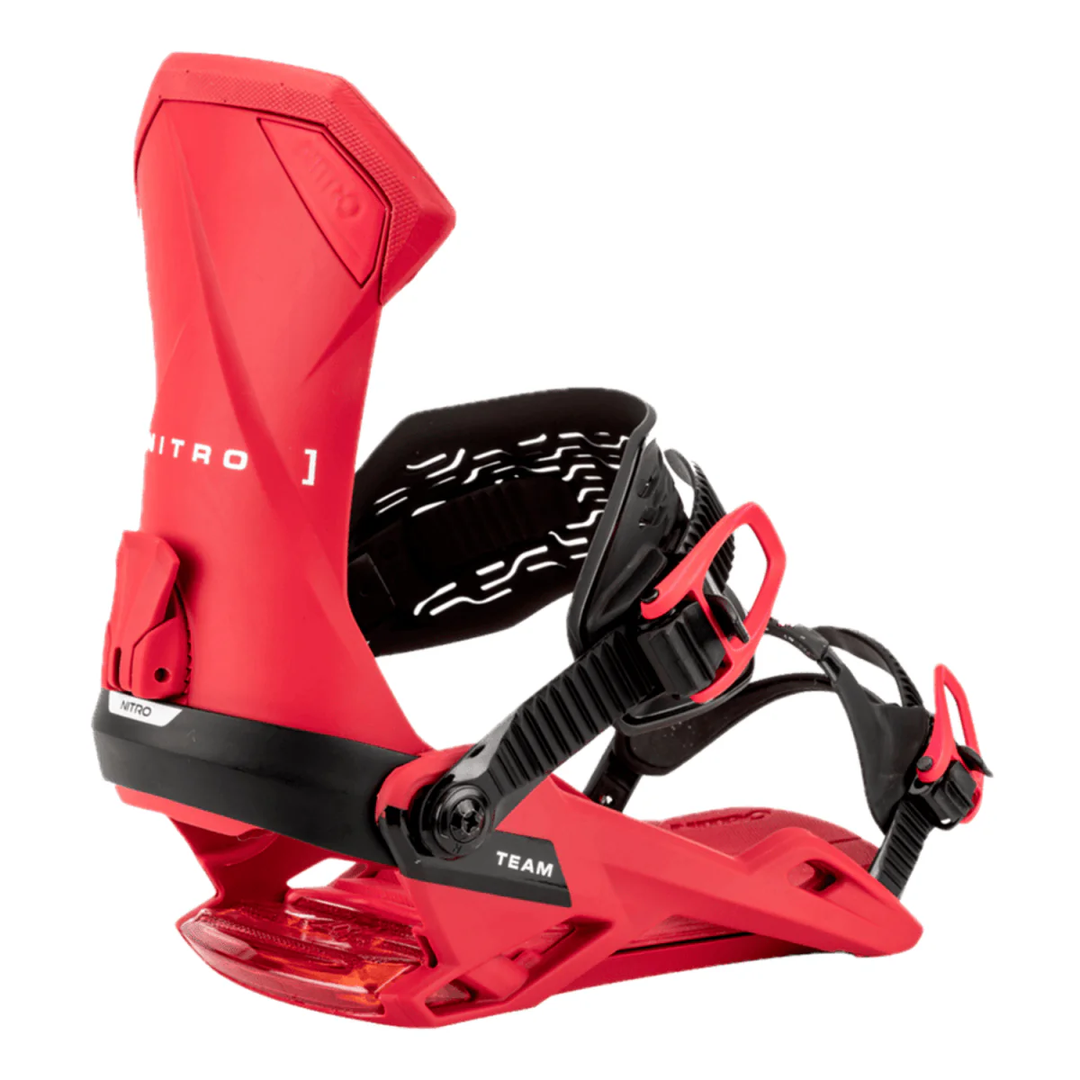 Nitro Men's Team Snowboard Bindings 2026 Vivid Red