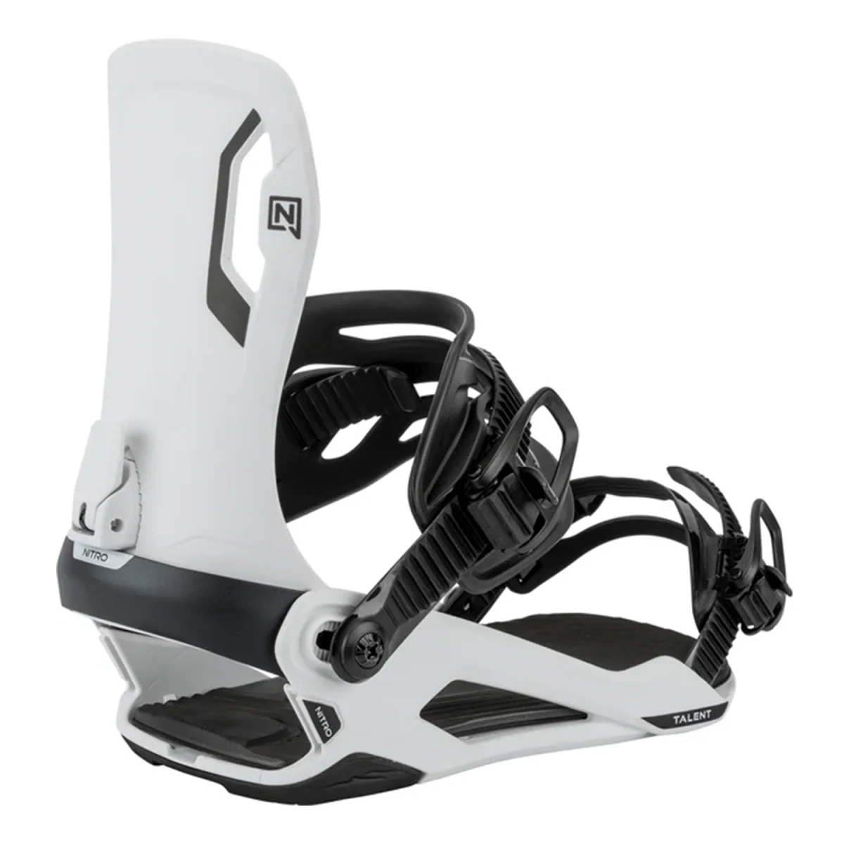 Nitro Talent Snowboard Bindings 2026 White