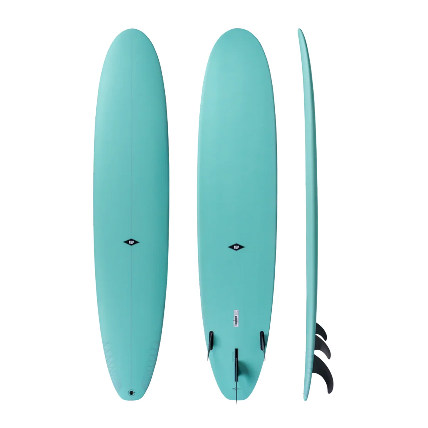 NSP Long Protech Surfboard 8'0" Seafoam FTU