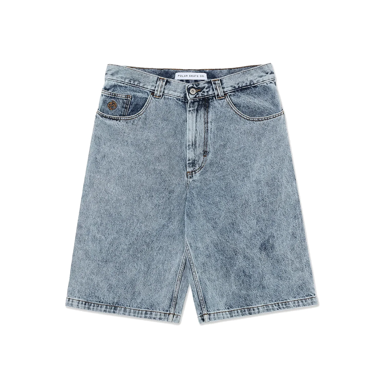 Polar Men's Big Boy Short Heavy Washed Blue