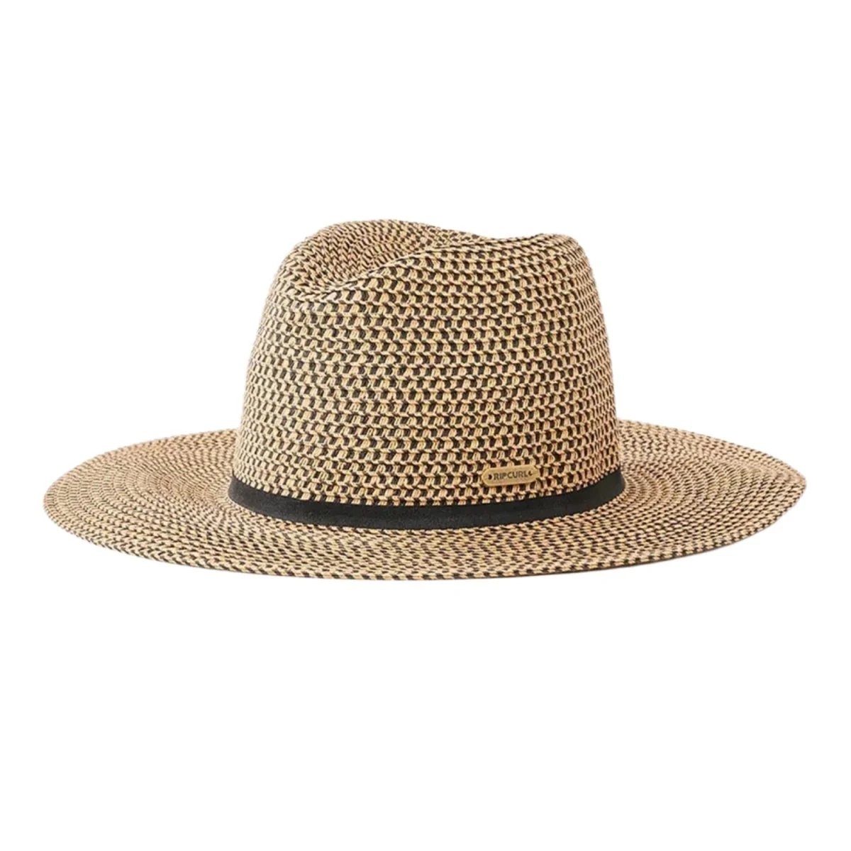 Rip Curl Women's Classic Surf UPF Panama Hat Black/Tan