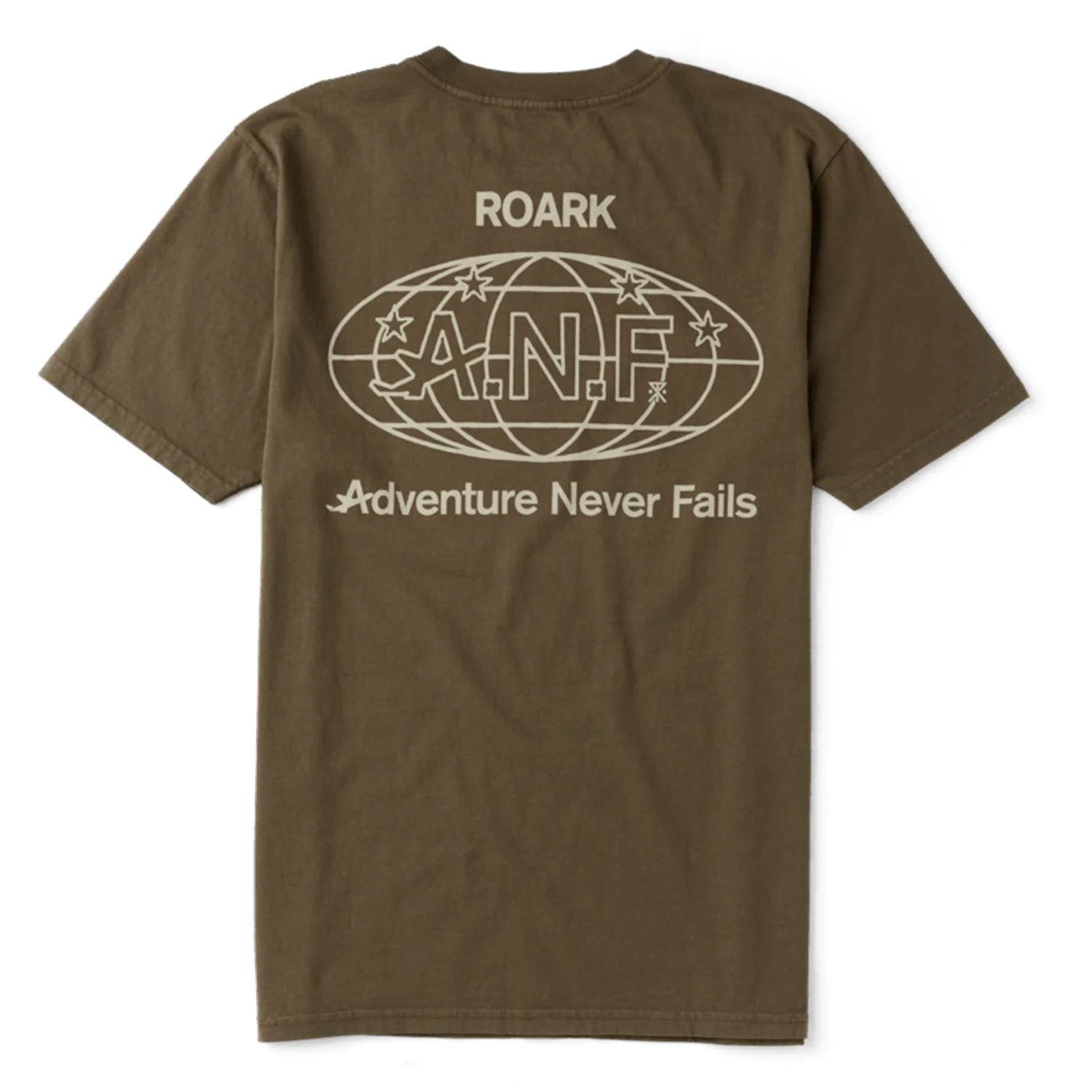 Roark Men's ANF T Shirt Dusty Brown