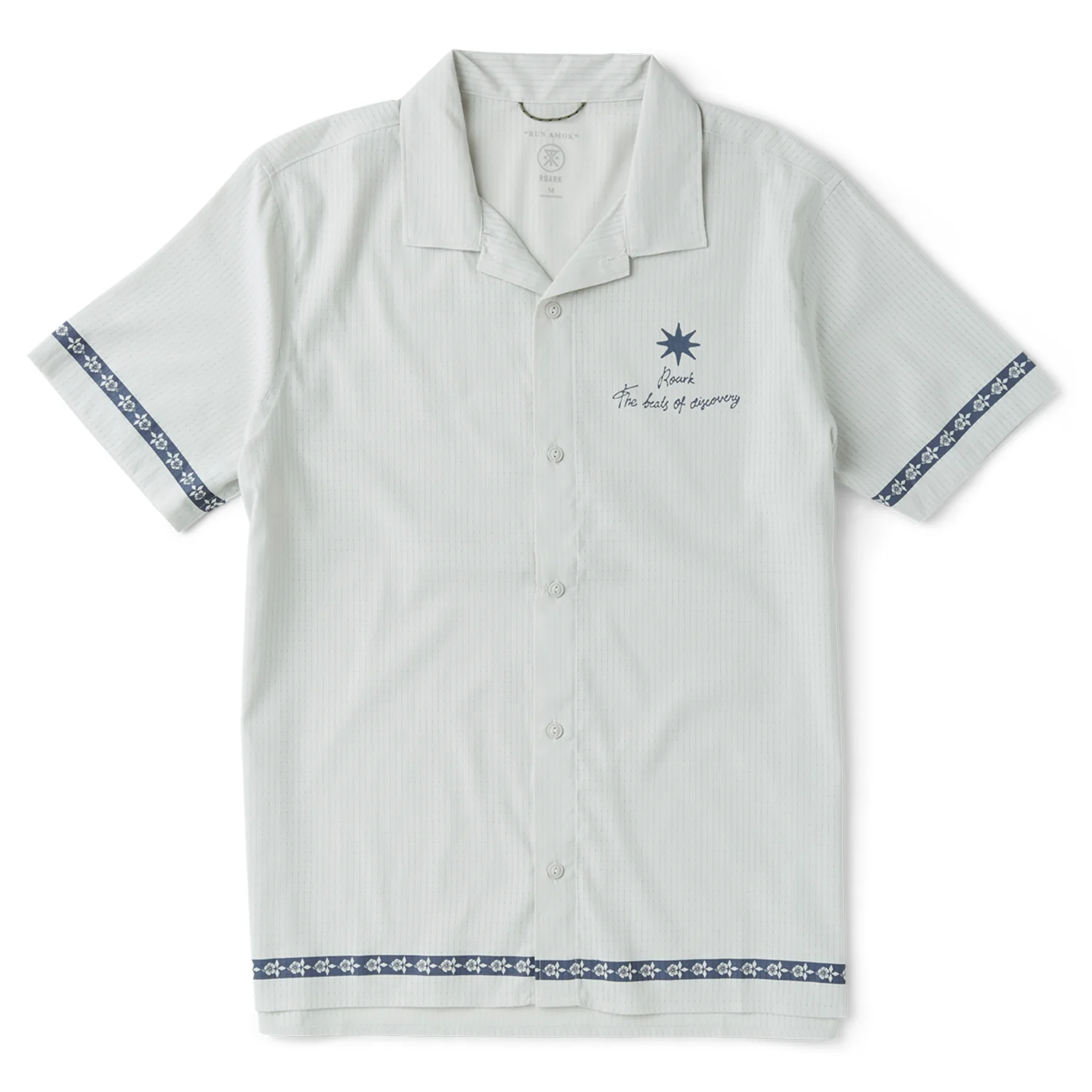 Roark Men's Bless Up Trail S/S Shirt Silver