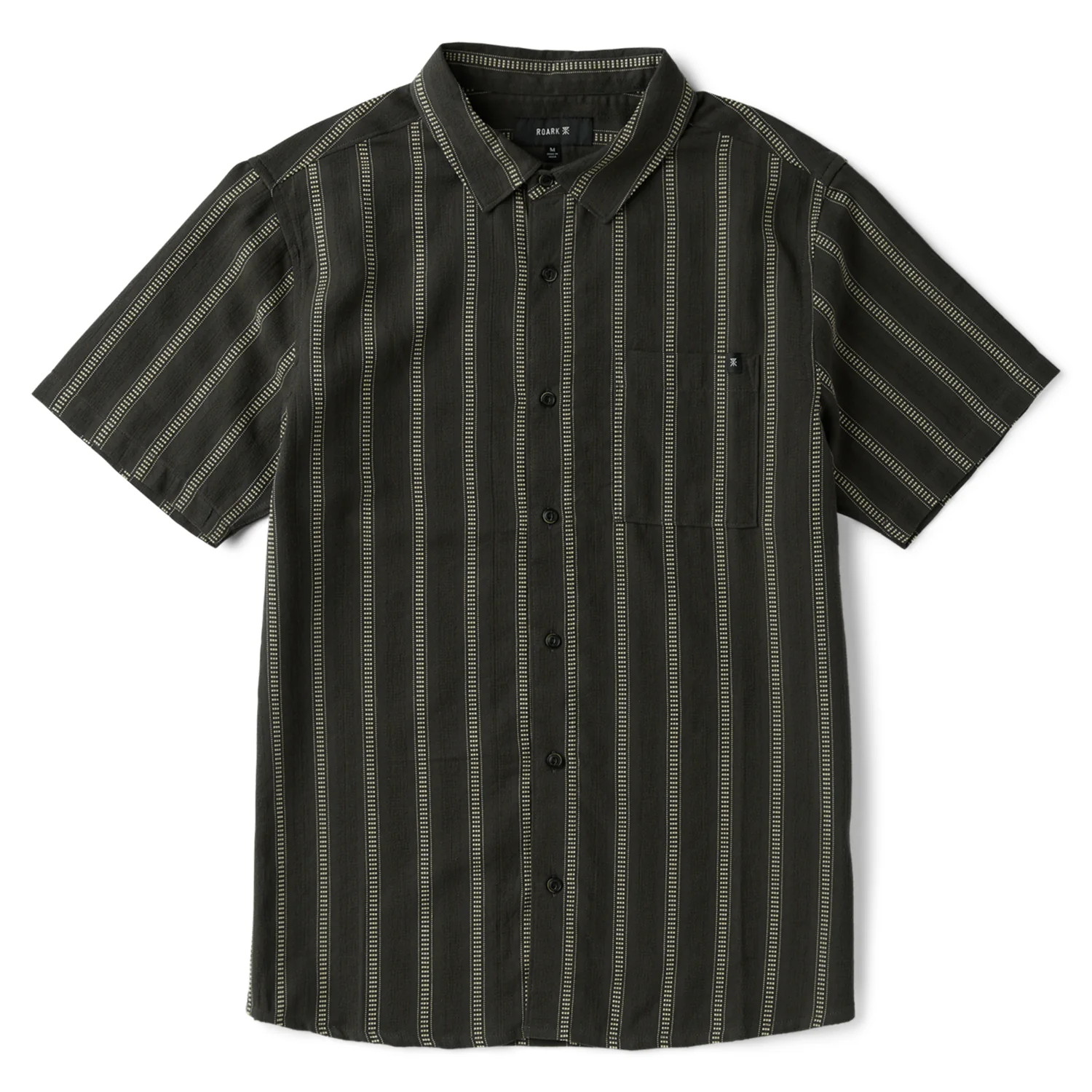 Roark Men's Crosswinds S/S Woven Shirt Onyx