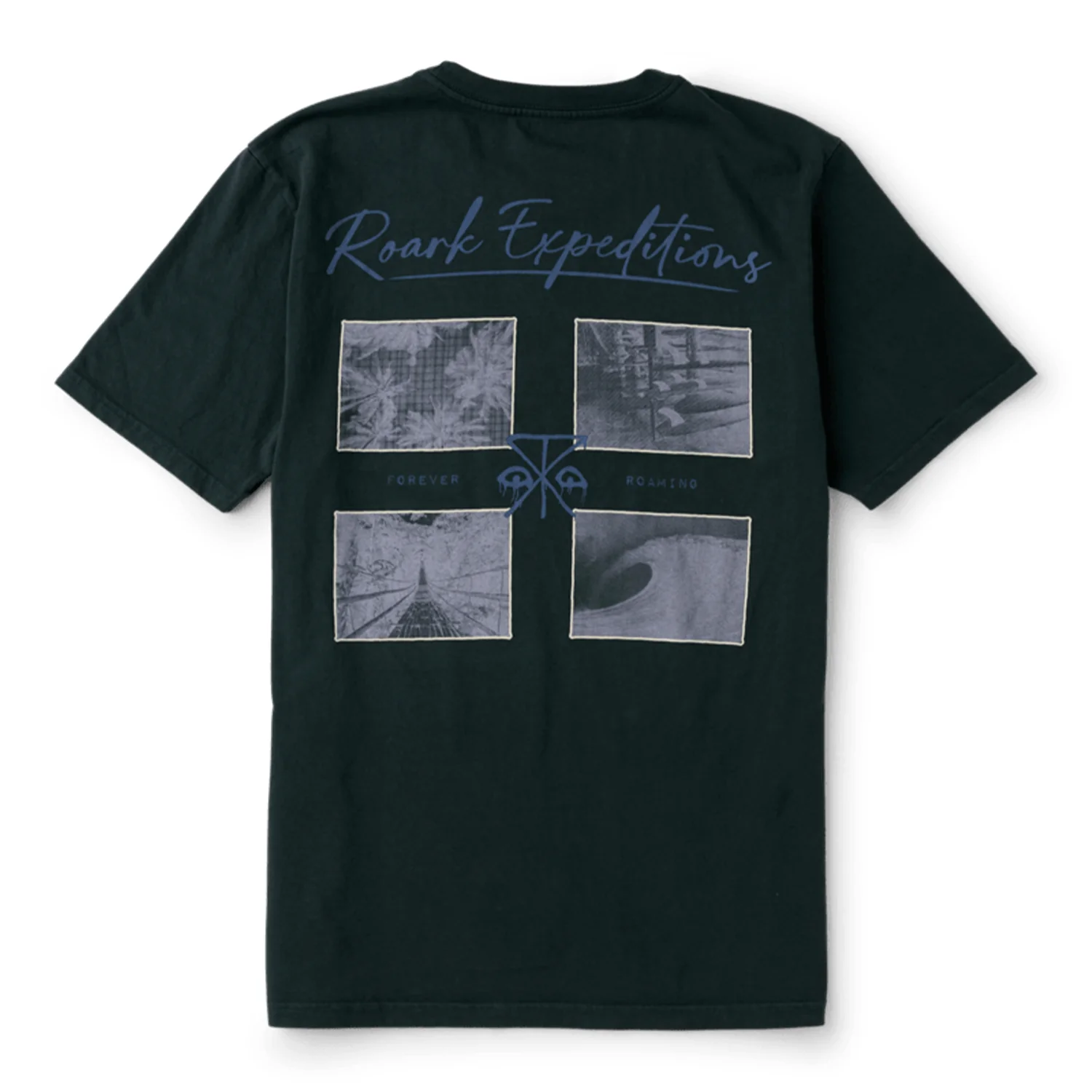 Roark Men's Expeditions Photo T Shirt Washed Black