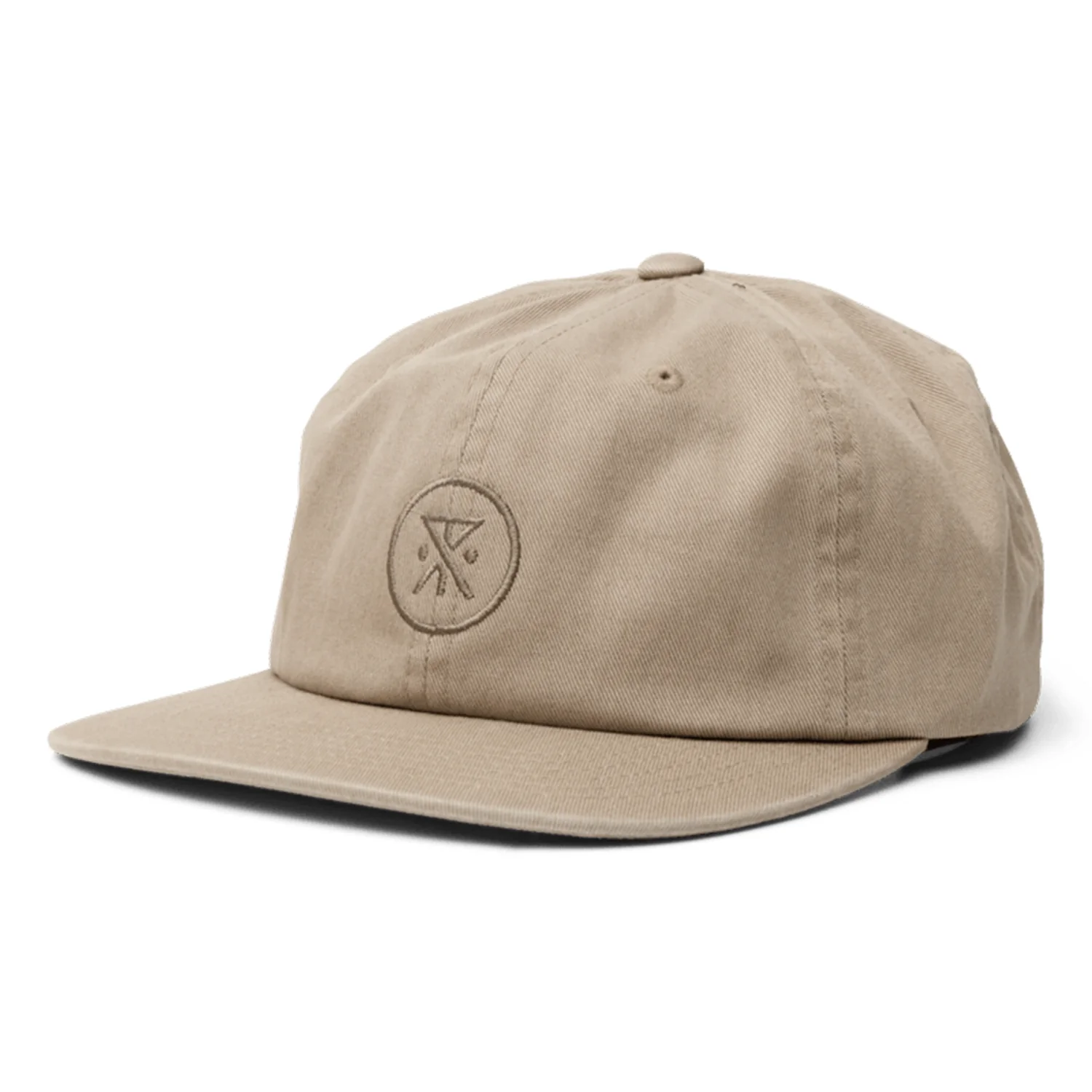 Roark Men's Made to Fade 6 Panel Hat Washed Fossil