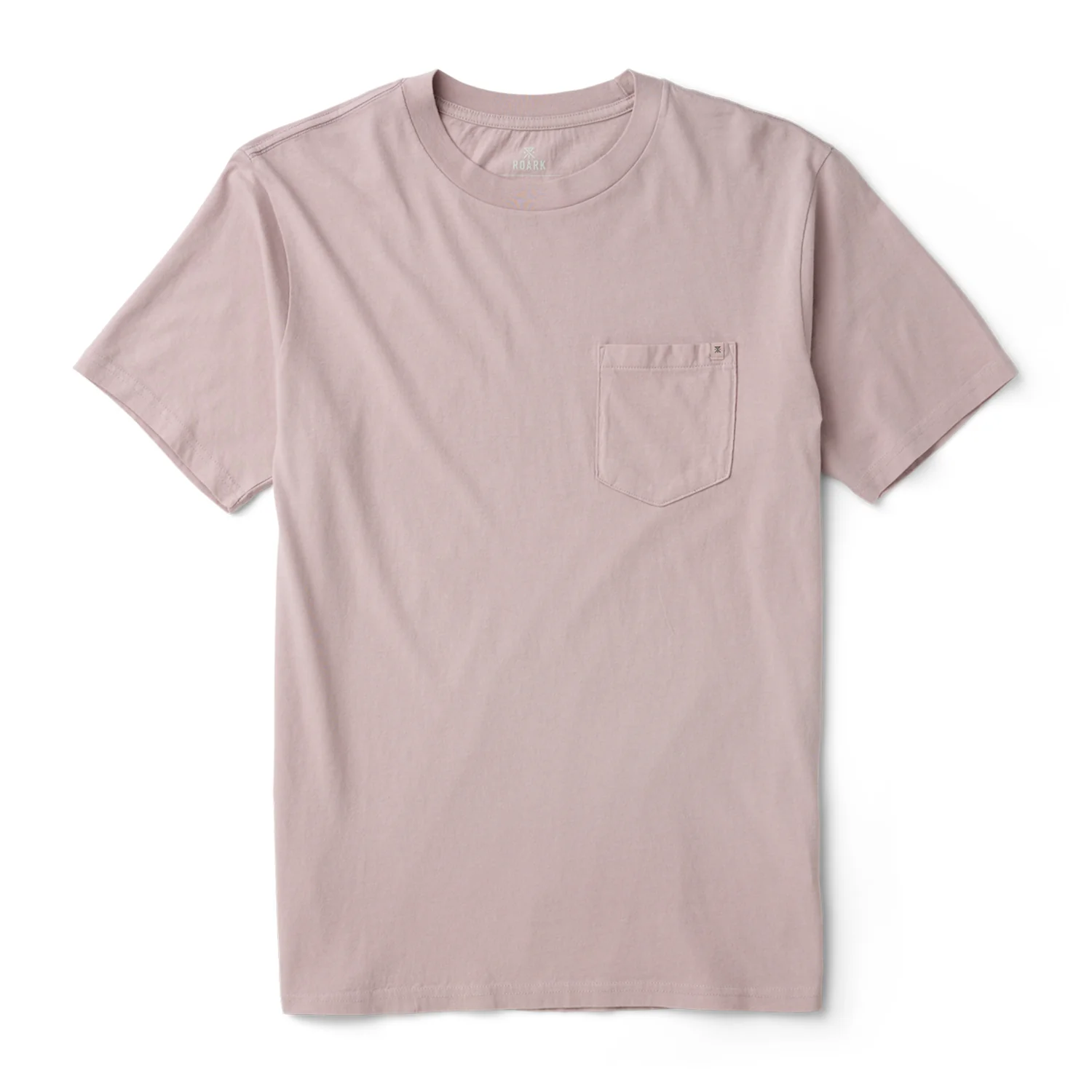 Roark Men's Made to Fade T Shirt Washed Dusty Lilac