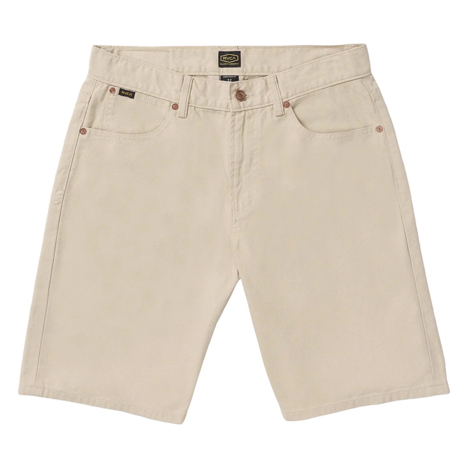 RVCA Men's Dayshift 5 Pocket 21" Short Light Khaki