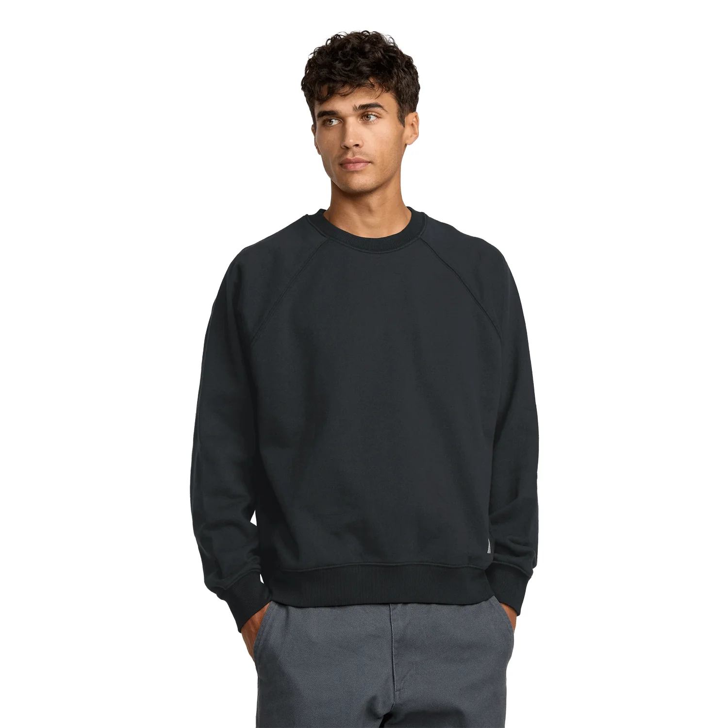 RVCA Men's Dayshift Crew 2 Rvca Black