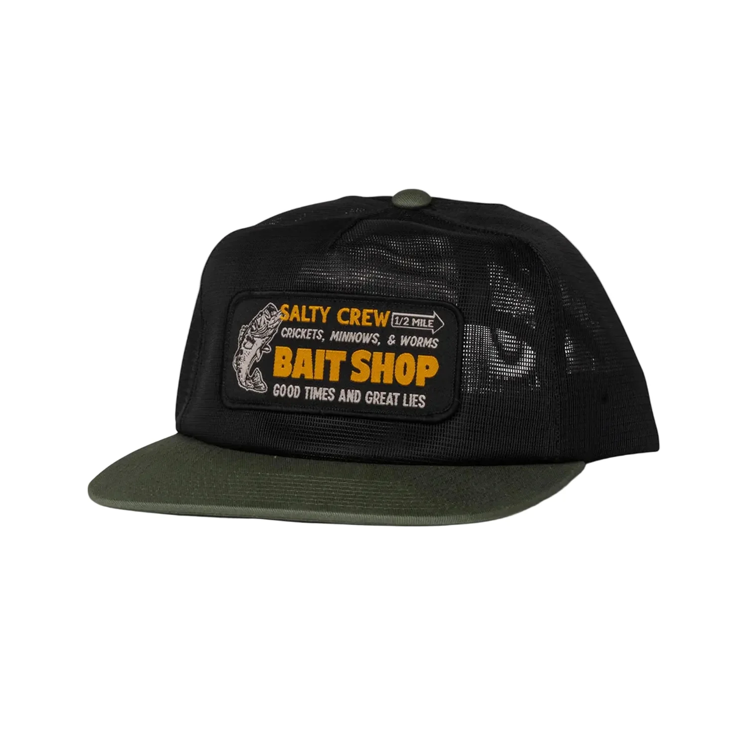 Salty Crew Bait Shop Trucker Hat Green/Black