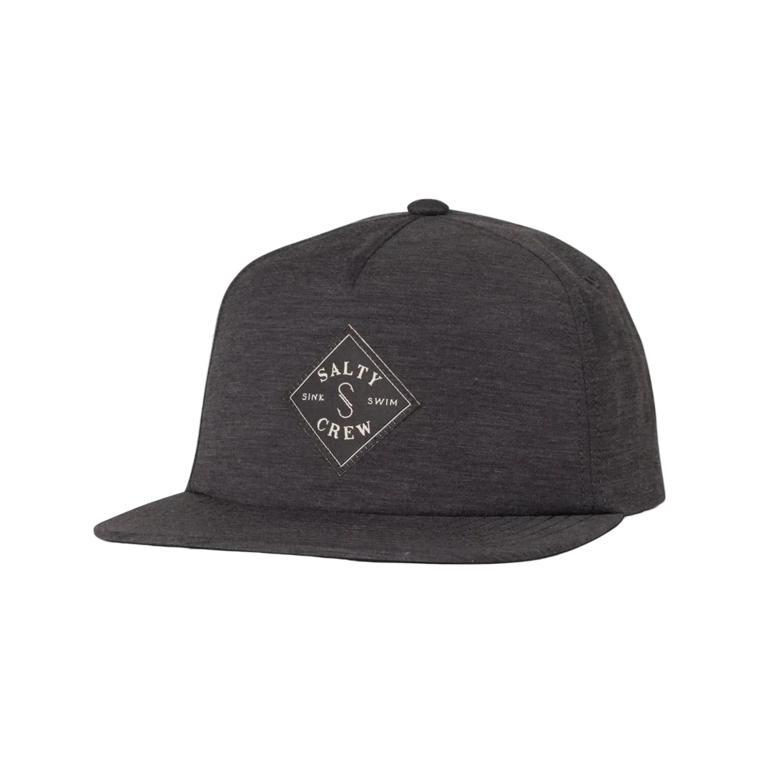 Salty Crew Drifter Snapback Hat Black