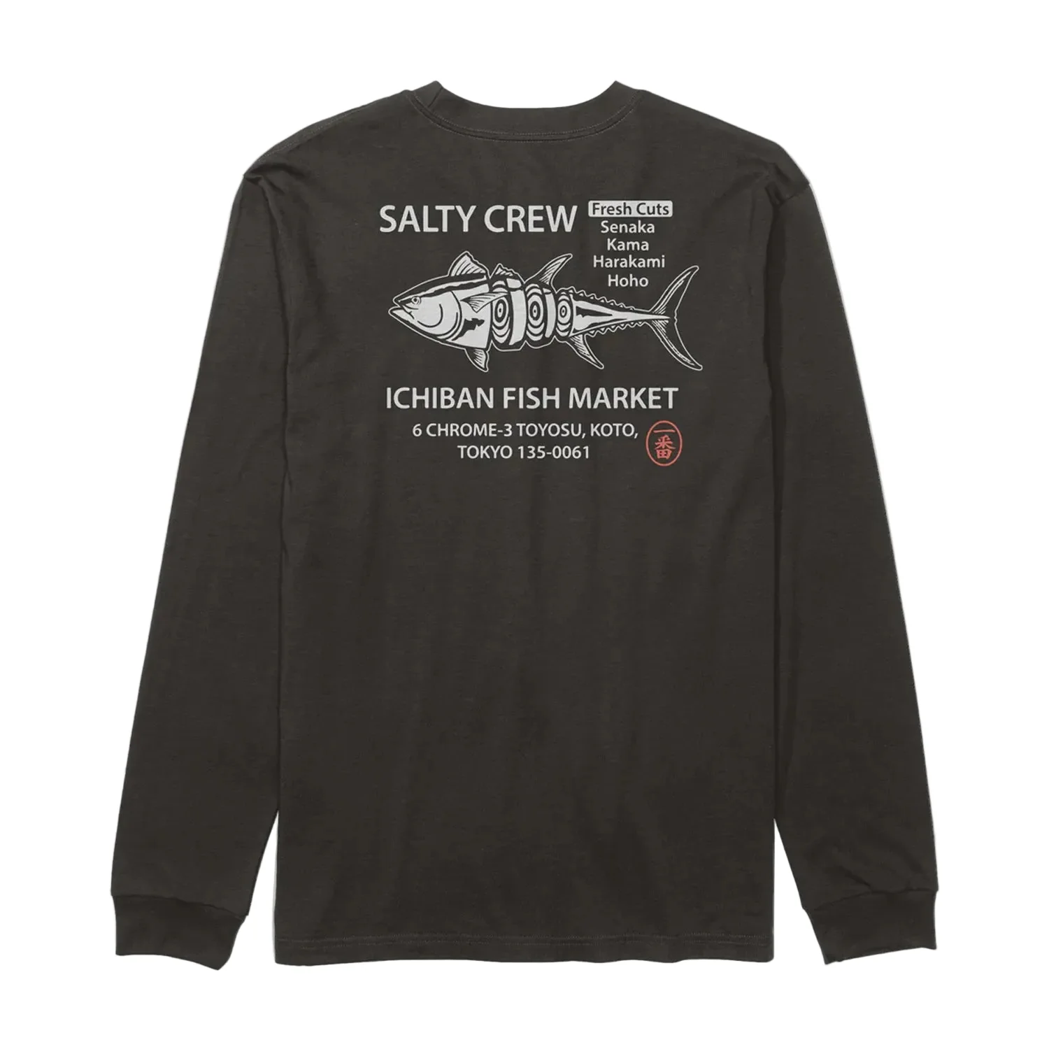 Salty Crew Men's Ichiban L/S T-Shirt Black