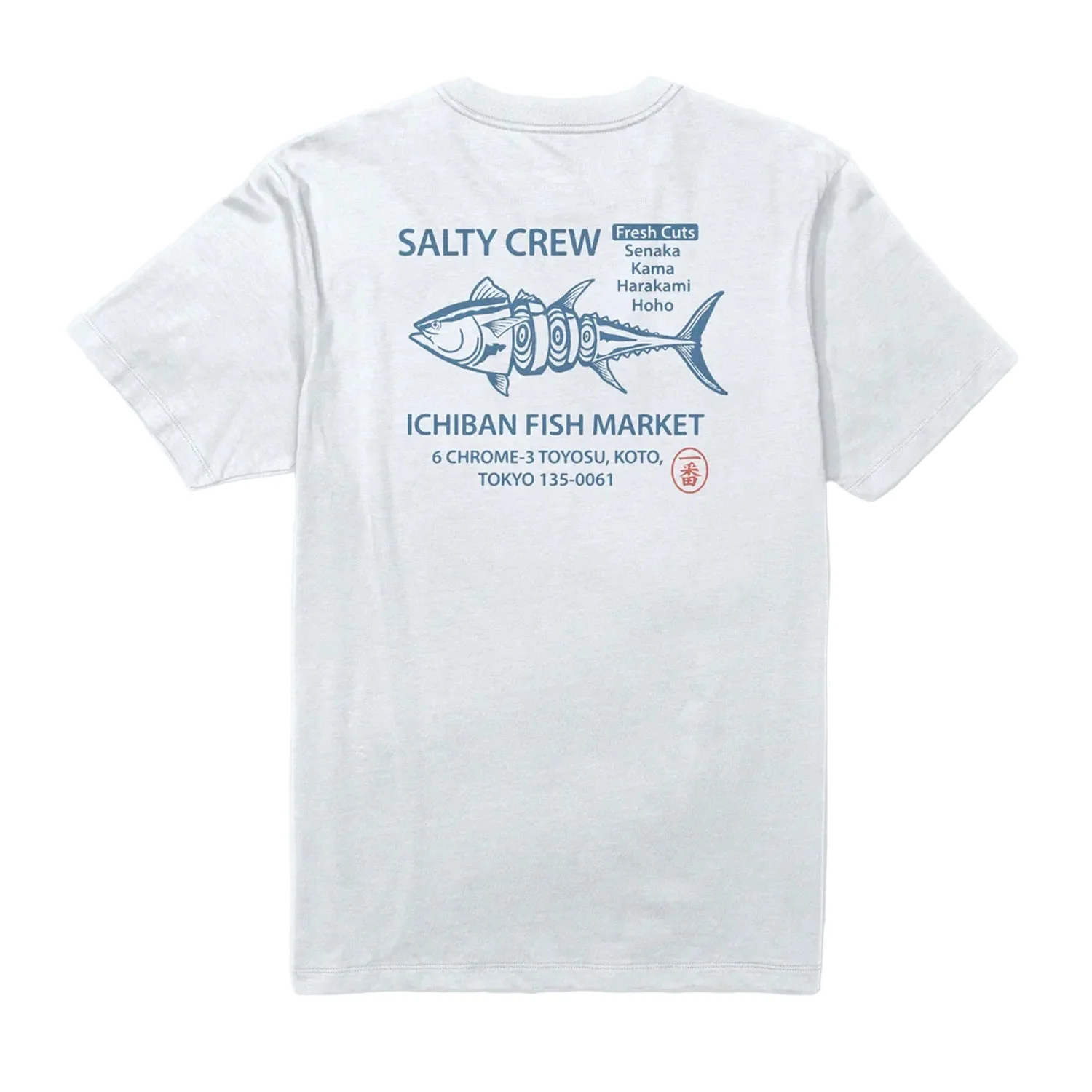 Salty Crew Men's Ichiban S/S T-Shirt White
