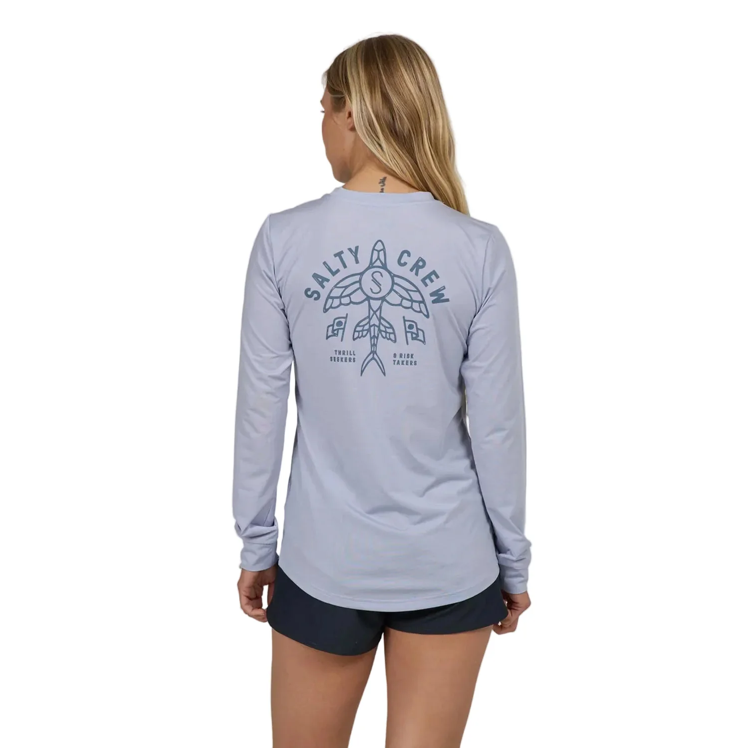 Salty Crew Women's Flying High Sunshirt Fog