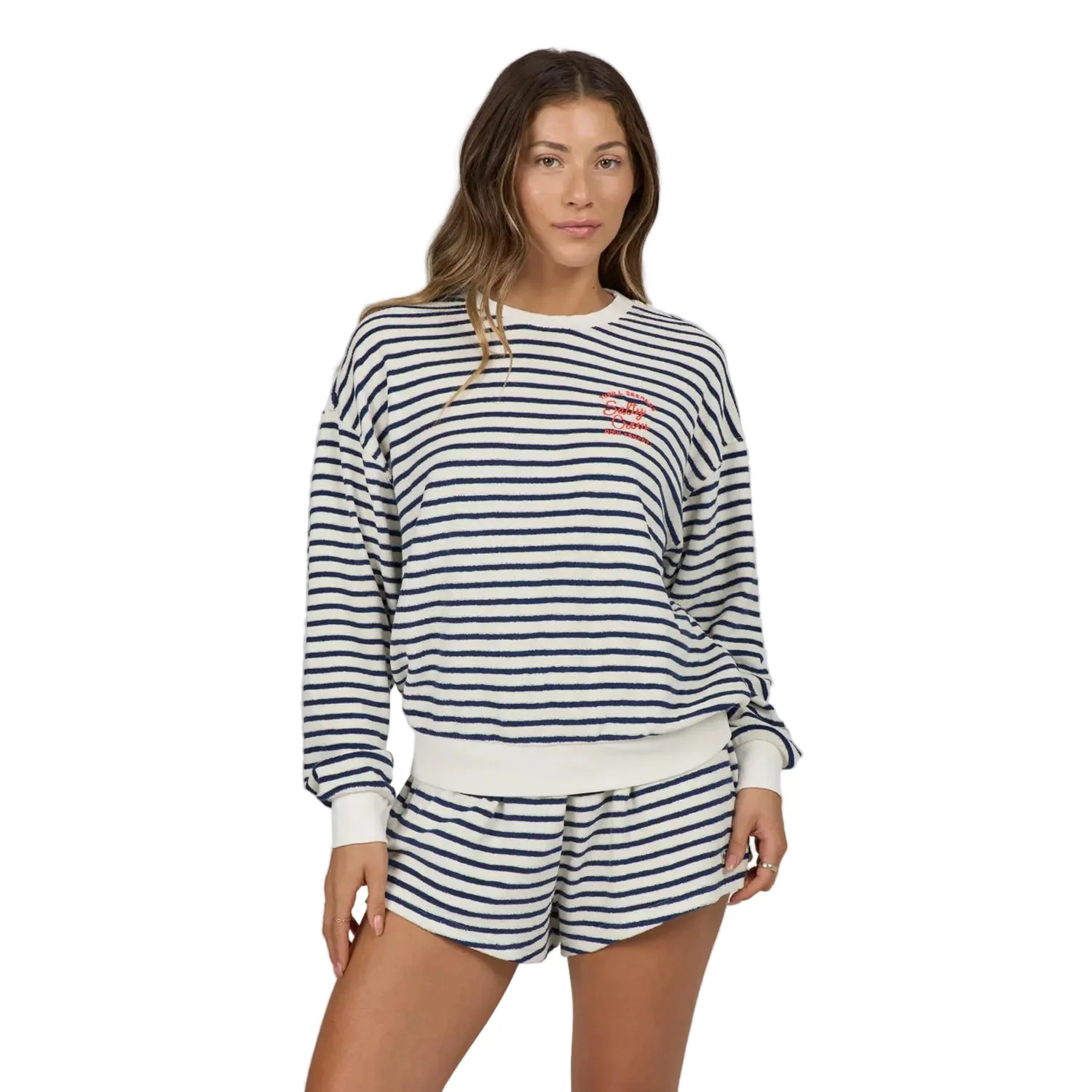 Salty Crew Women's Schooner Crew Bright Navy
