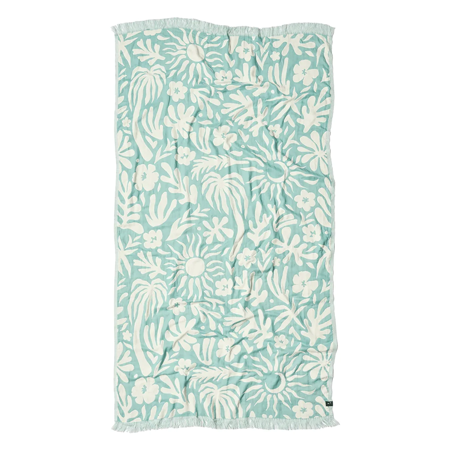 Slowtide Sunny Driftweave Turkish Towel - Sky Blue