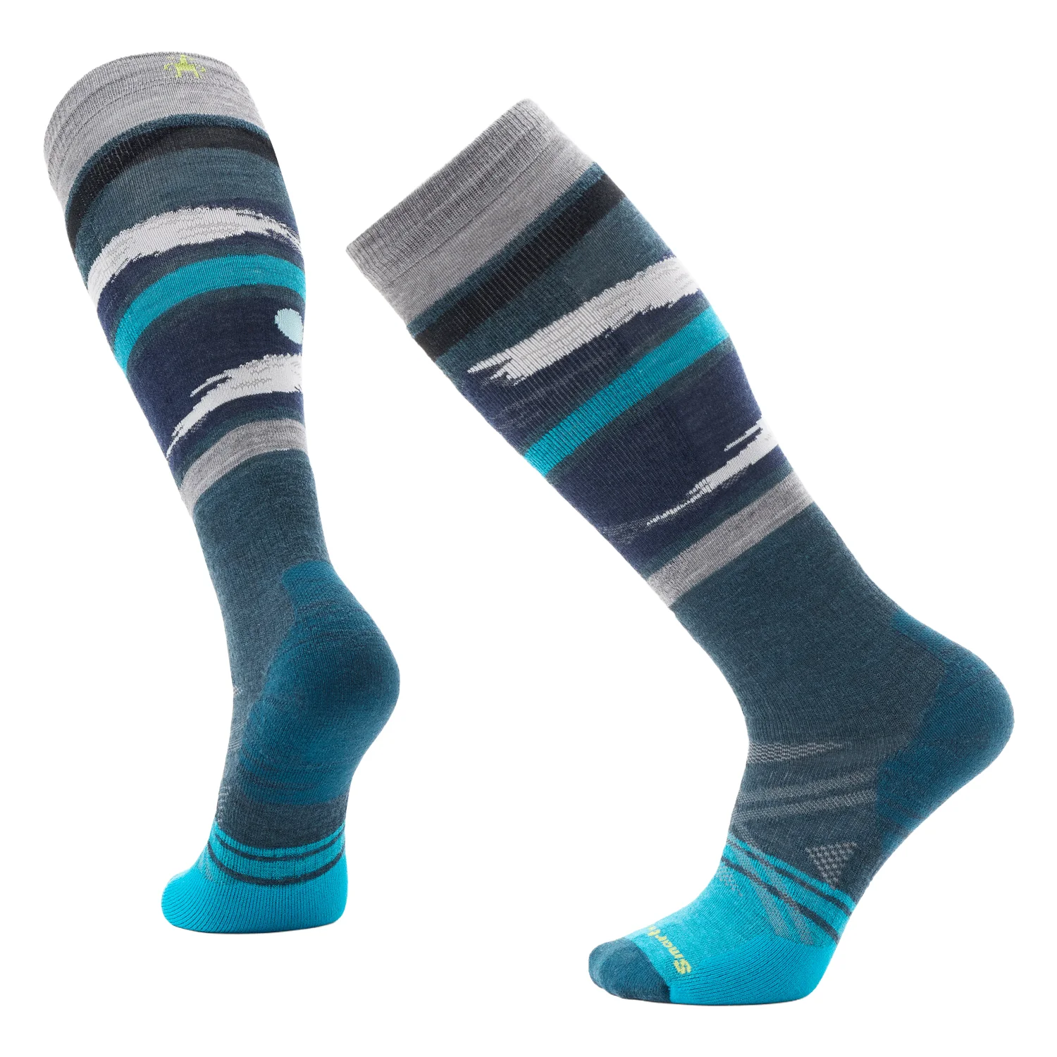 Smartwool Full Cushion Midnight Ski Pattern Sock Twilight Blue
