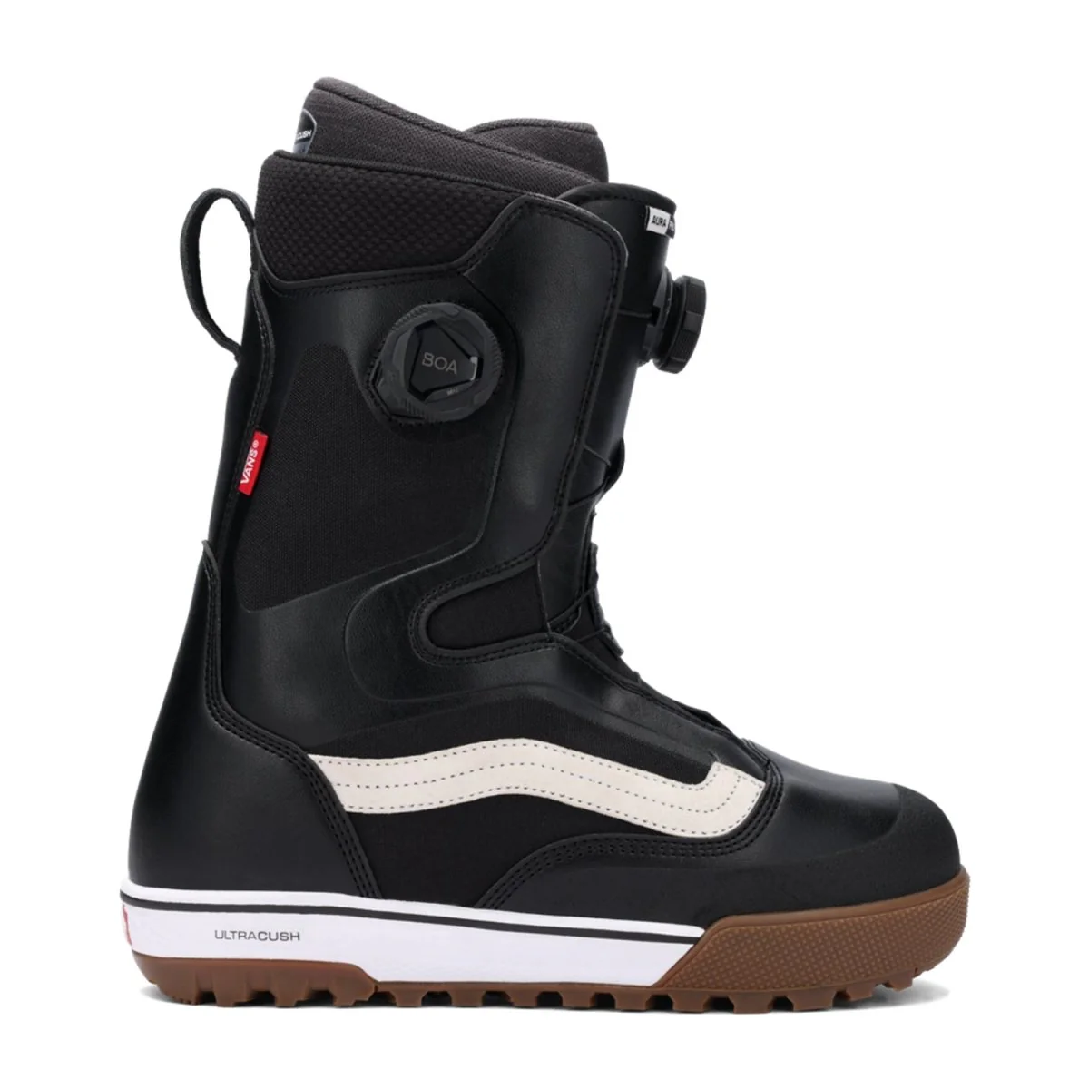 Vans Men's Aura Pro Snowboard Boots 2026 Black/White