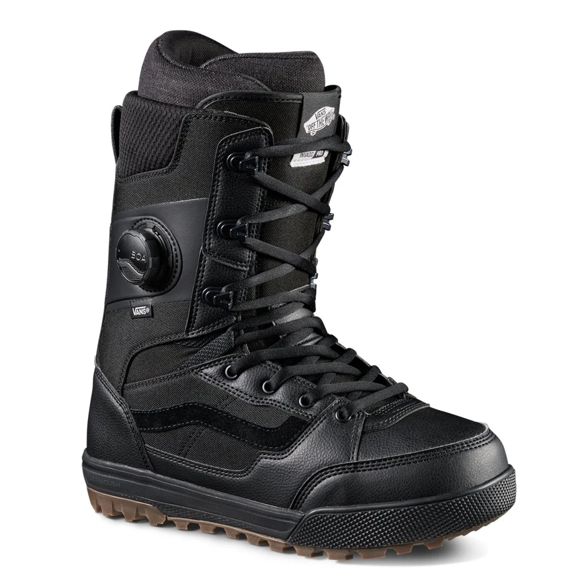 Vans Men's Invado Pro Snowboard Boots 2026 Black/Gum