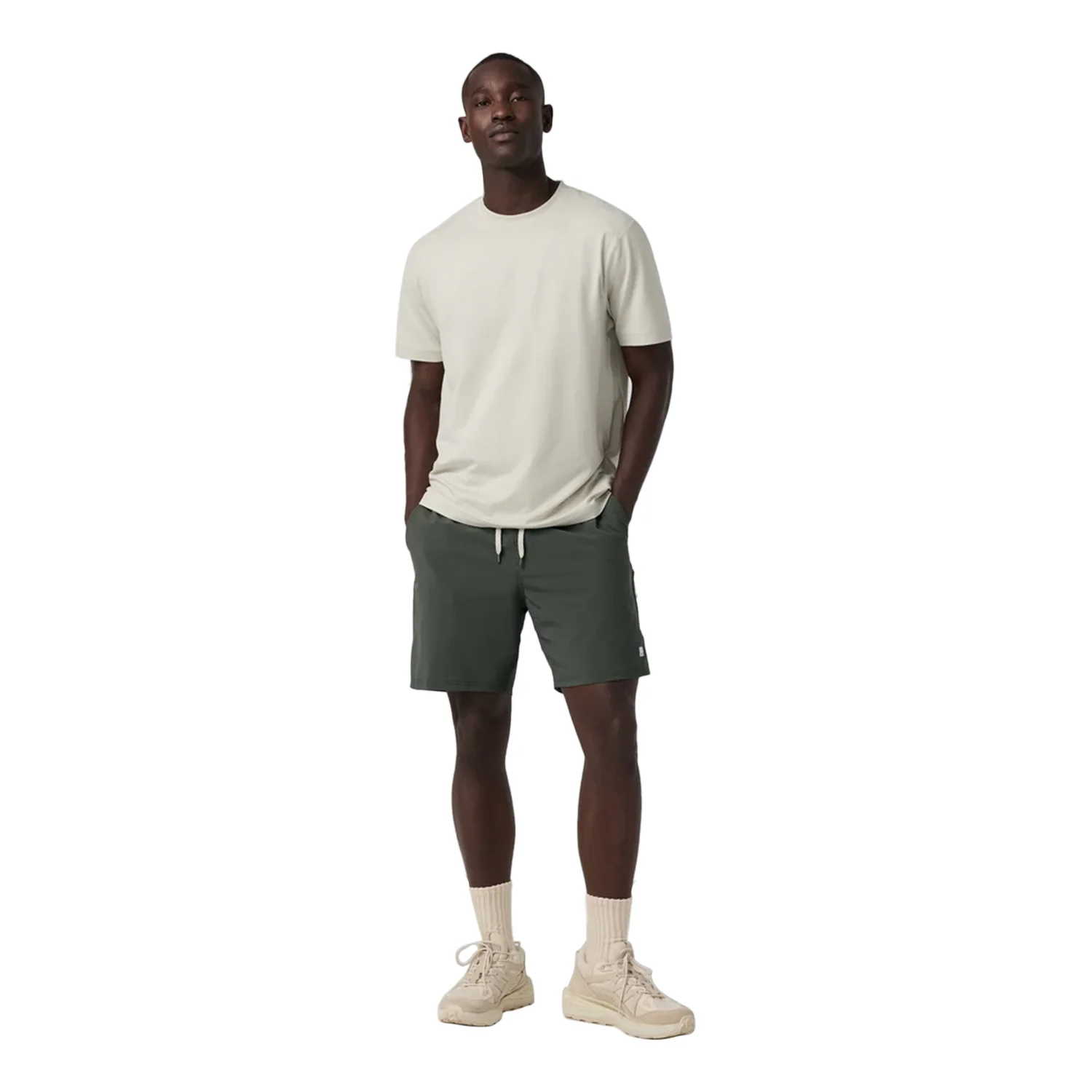 Vuori Men's Banks Session Unlined 7" Short River Rock