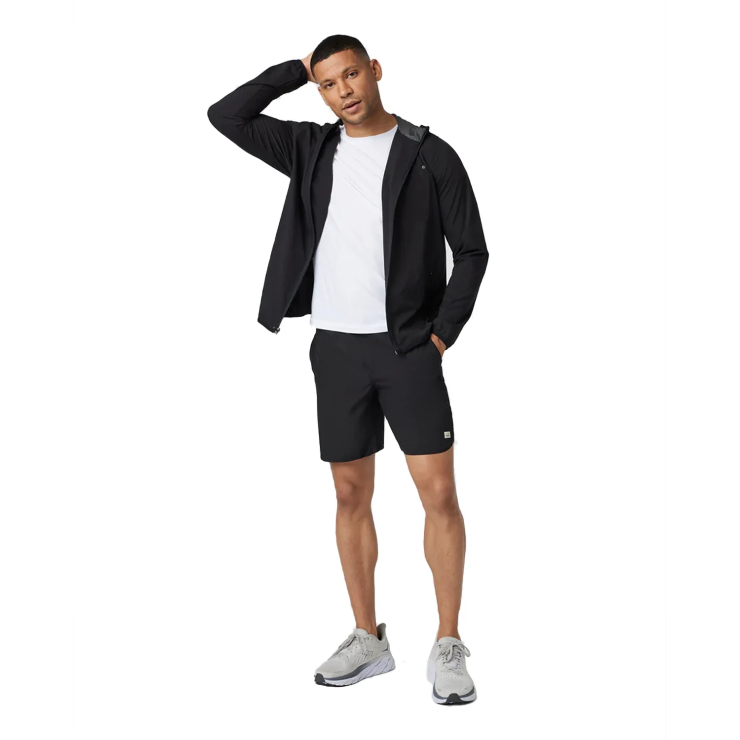 Vuori Men's Outdoor Trainer Shell Jacket Black