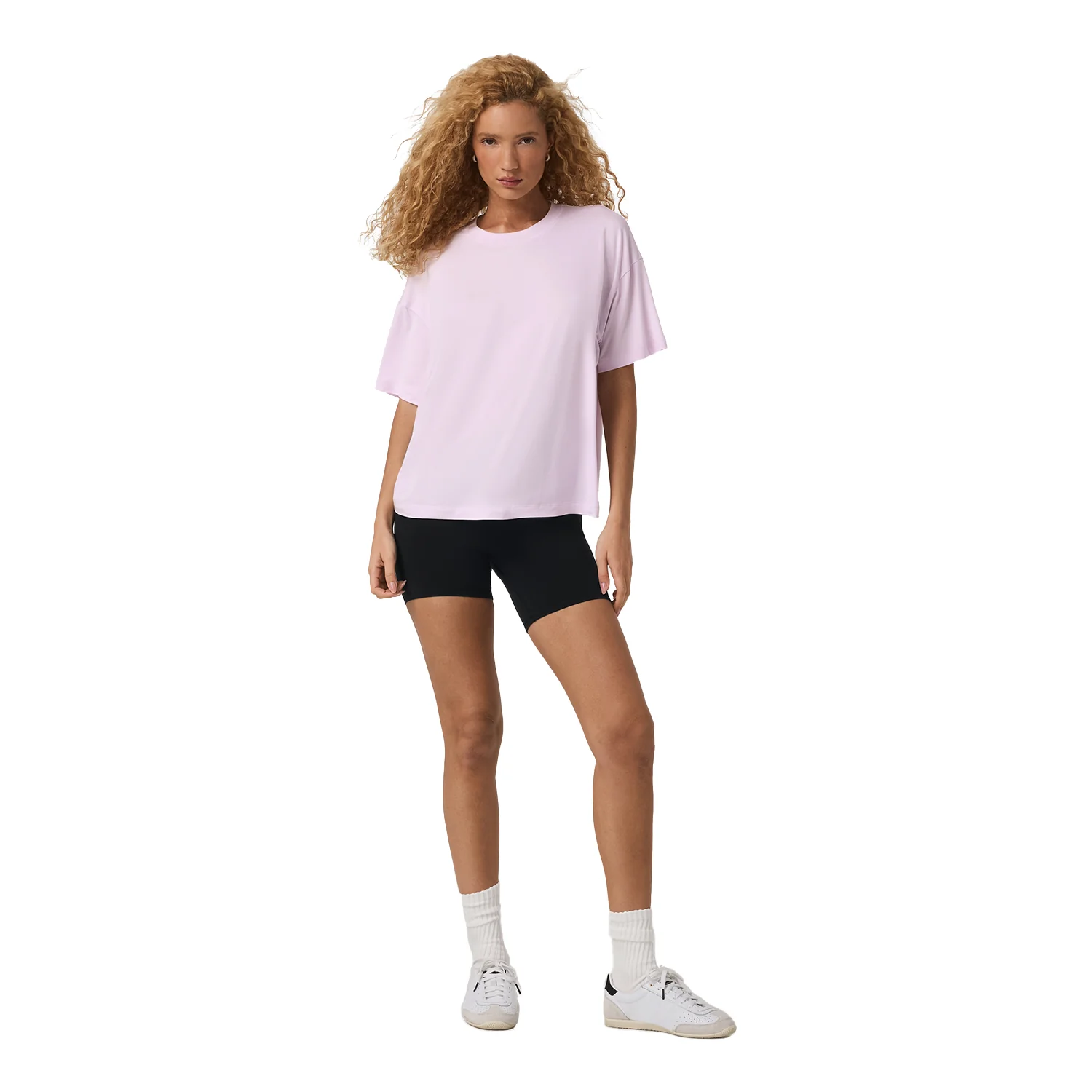 Vuori Women's Energy Long T Shirt Lilac Breeze Heather