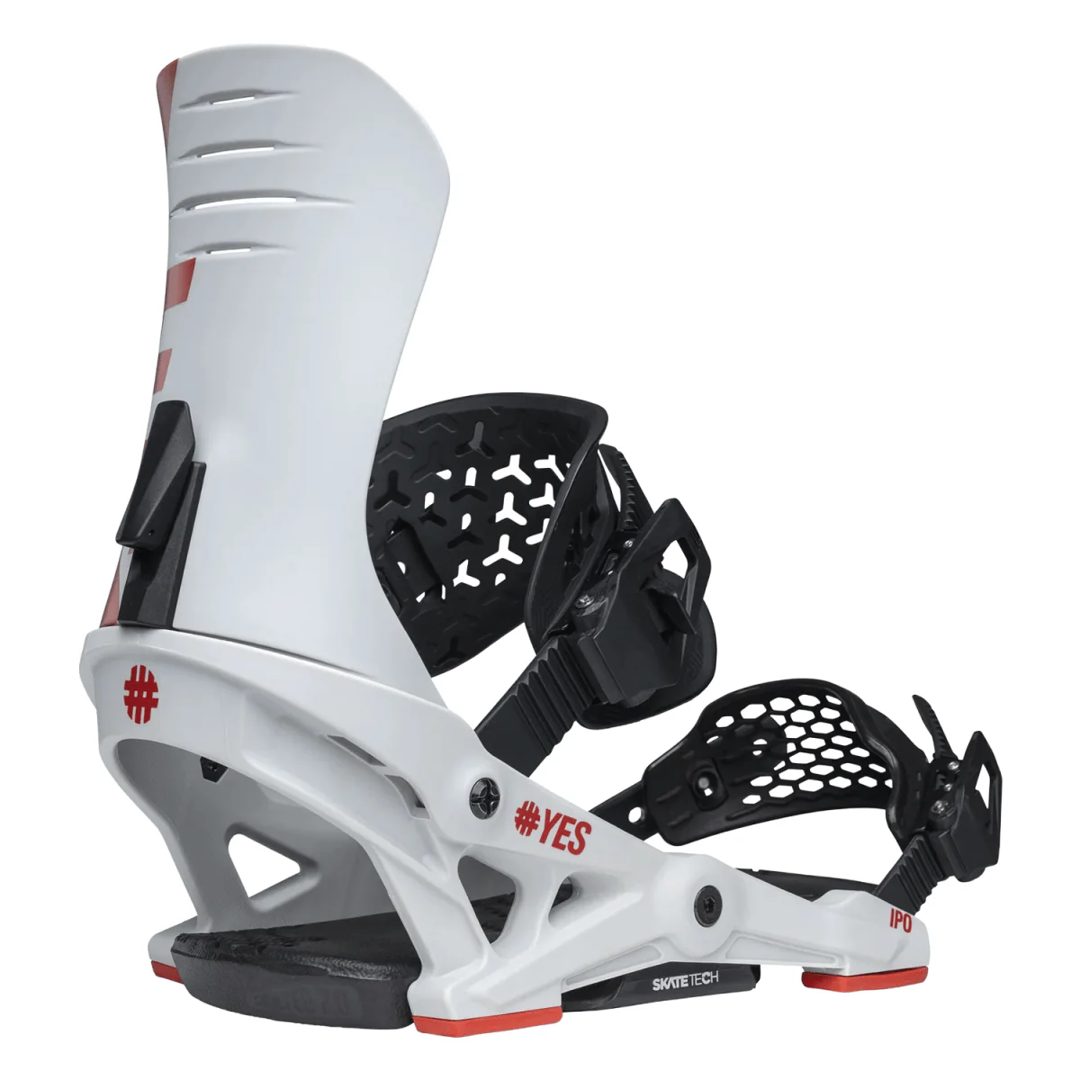 Yes Men's IPO Snowboard Bindings 2026 Nay Grey
